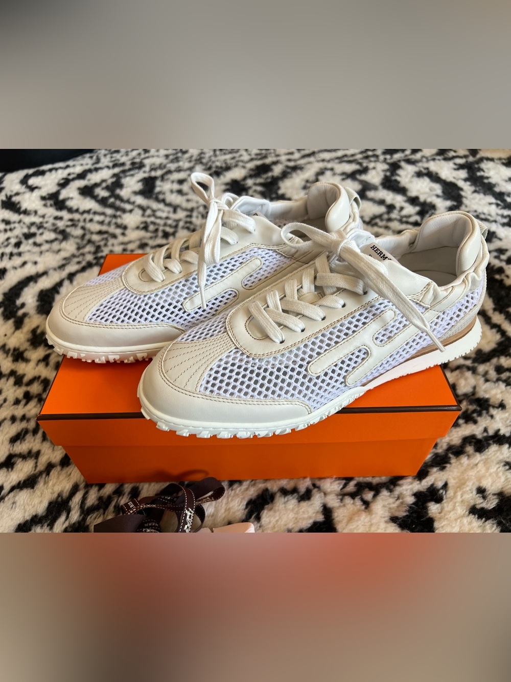 Hermès White Jet Sneaker BNIB